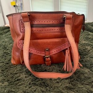 Patricia Nash Tan Leather Purse